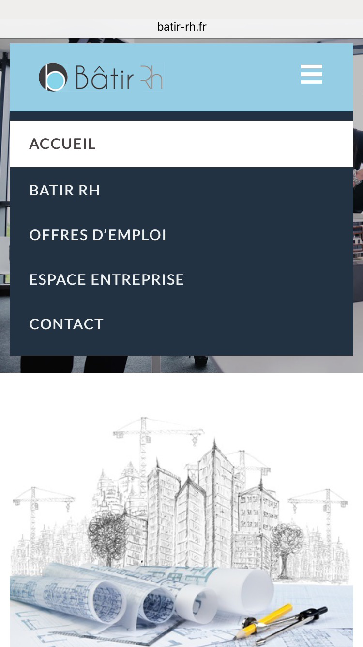 BATIR-RH_Article_NouveauSite_Cabinet_Recrutement_Construction_Immobilier_Mobile_Menu